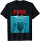 Funny Pug Jaws T-Shirt - T-Shirt | Black