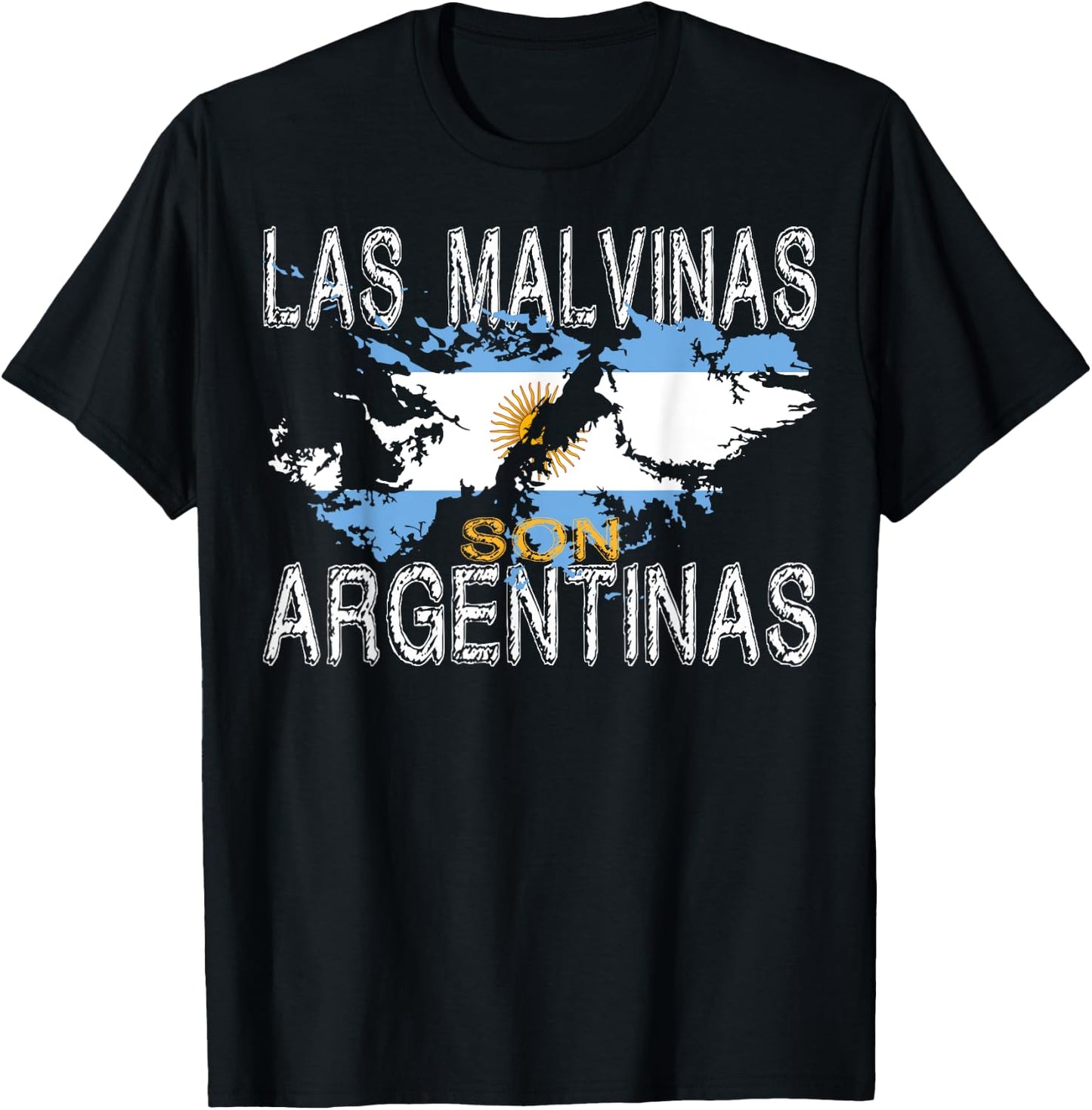 Las Malvinas Son Argentinas for Argentinian Islas Malvinas T-Shirt - T-Shirt | Black