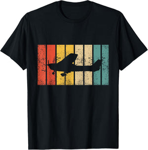 Retro Pilot Aviator - Vintage Airplane Aviation T-Shirt - T-Shirt | Black