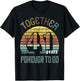 41st Years Wedding Anniversary Gifts For Couples Matching 41 T-Shirt - T-Shirt | Black
