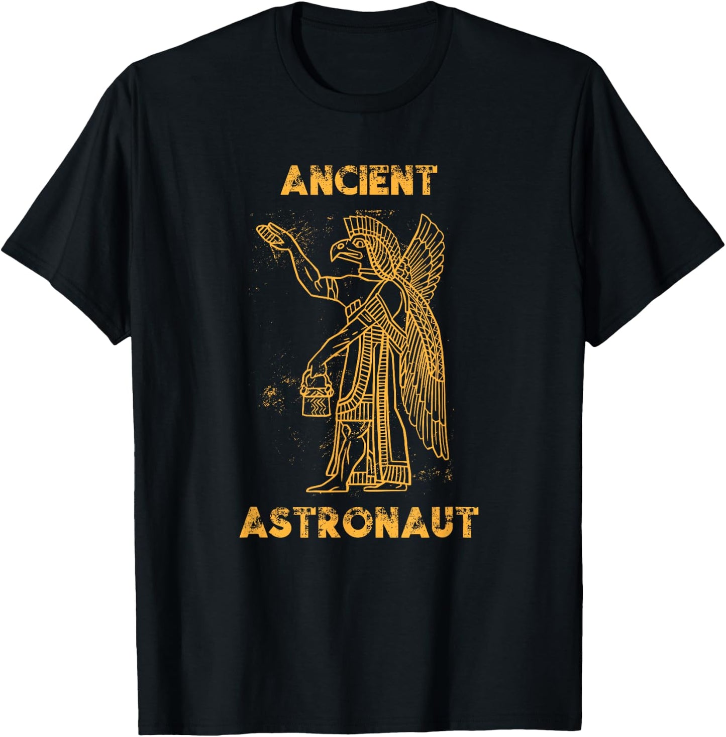 Anunnaki Ancient Astronaut Sumerian Alien Theorists T-Shirt - T-Shirt | Black