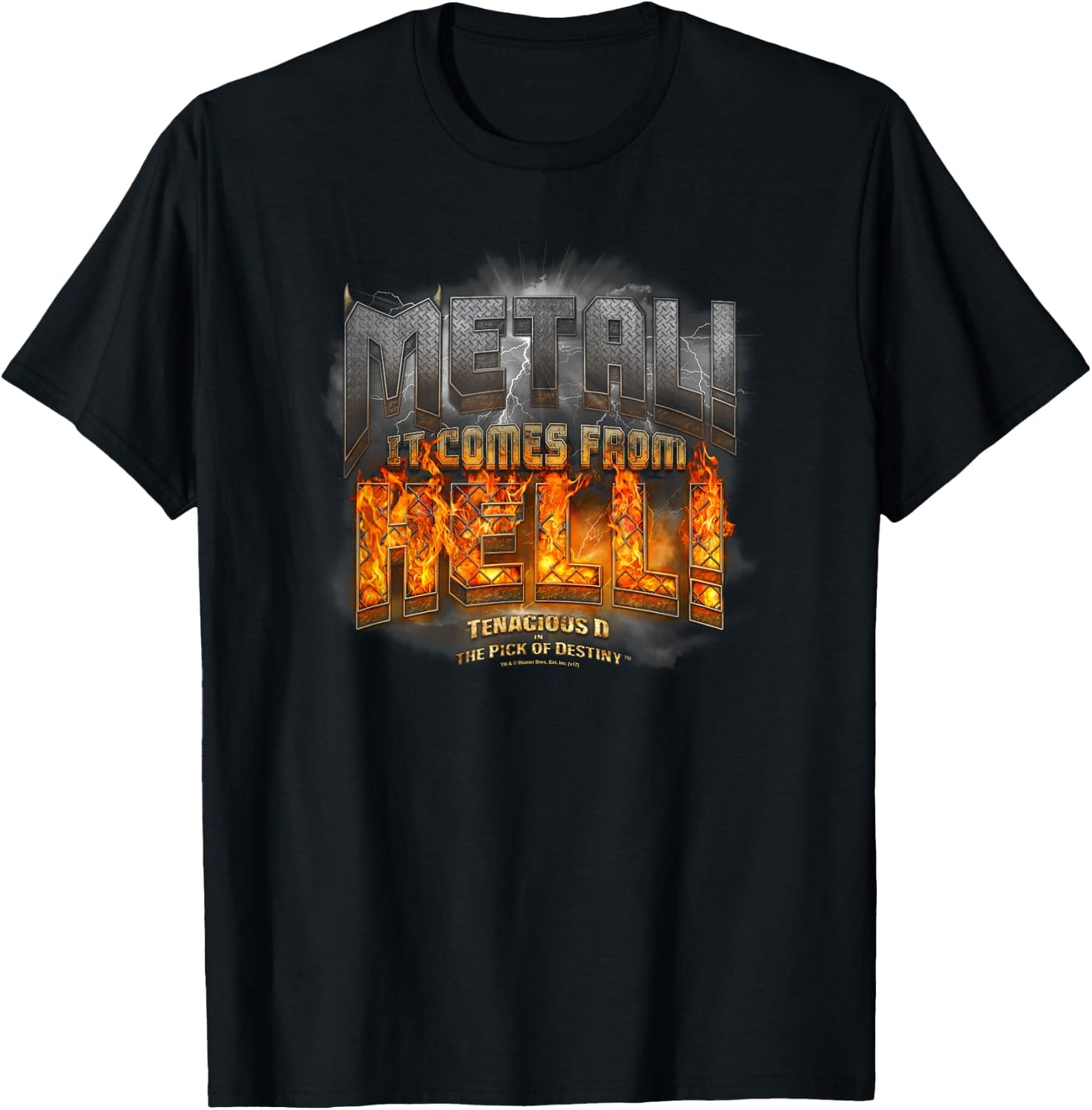 Tenacious D Metal T-Shirt - T-Shirt | Black