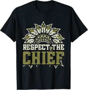 Respect The Chief T-Shirt - T-Shirt | Black