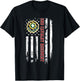 2nd Cavalry Regiment Veteran American Flag Veterans Day Xmas T-Shirt - T-Shirt | Black