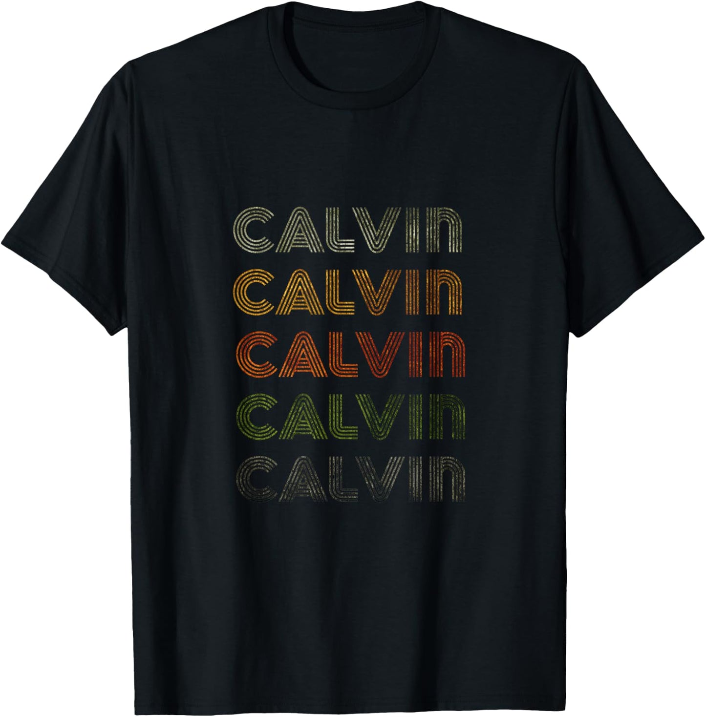 Love Heart Calvin Grunge/Vintage Style Black Calvin T-Shirt - T-Shirt | Black