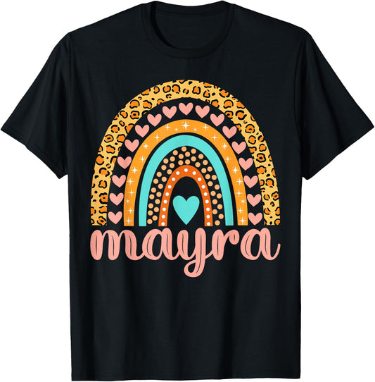 Mayra Mayra Name Birthday Shirt Gift T-Shirt - T-Shirt | Black