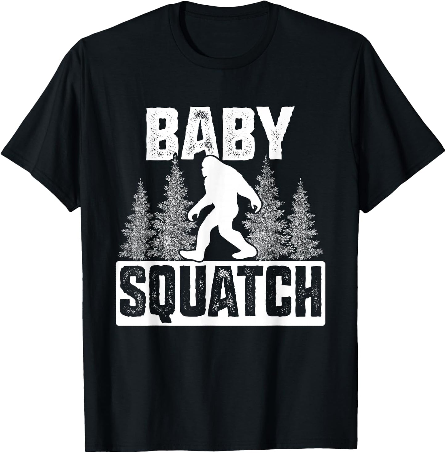 Squatchy Matching Family Bigfoot Shirts Baby Squatch T-Shirt - T-Shirt | Black