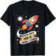 Watch Out Pre-K, Here I Come Rocket First Day of School Boys T-Shirt - T-Shirt | Black