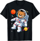 Funny Space Teddy Costume for Bear and Astronaut Lovers T-Shirt - T-Shirt | Black