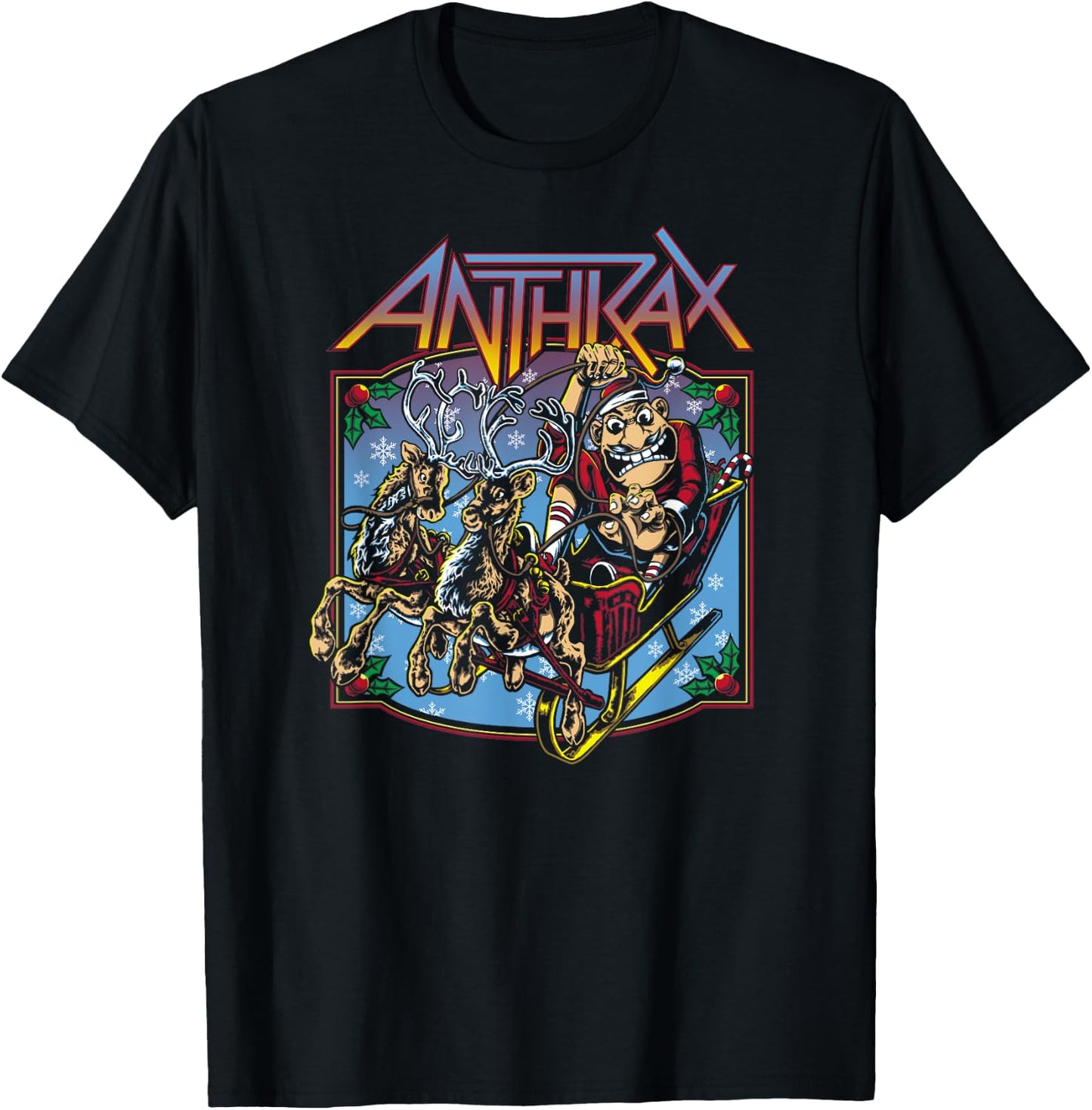 Anthrax – Christmas is Coming T-Shirt - T-Shirt | Black