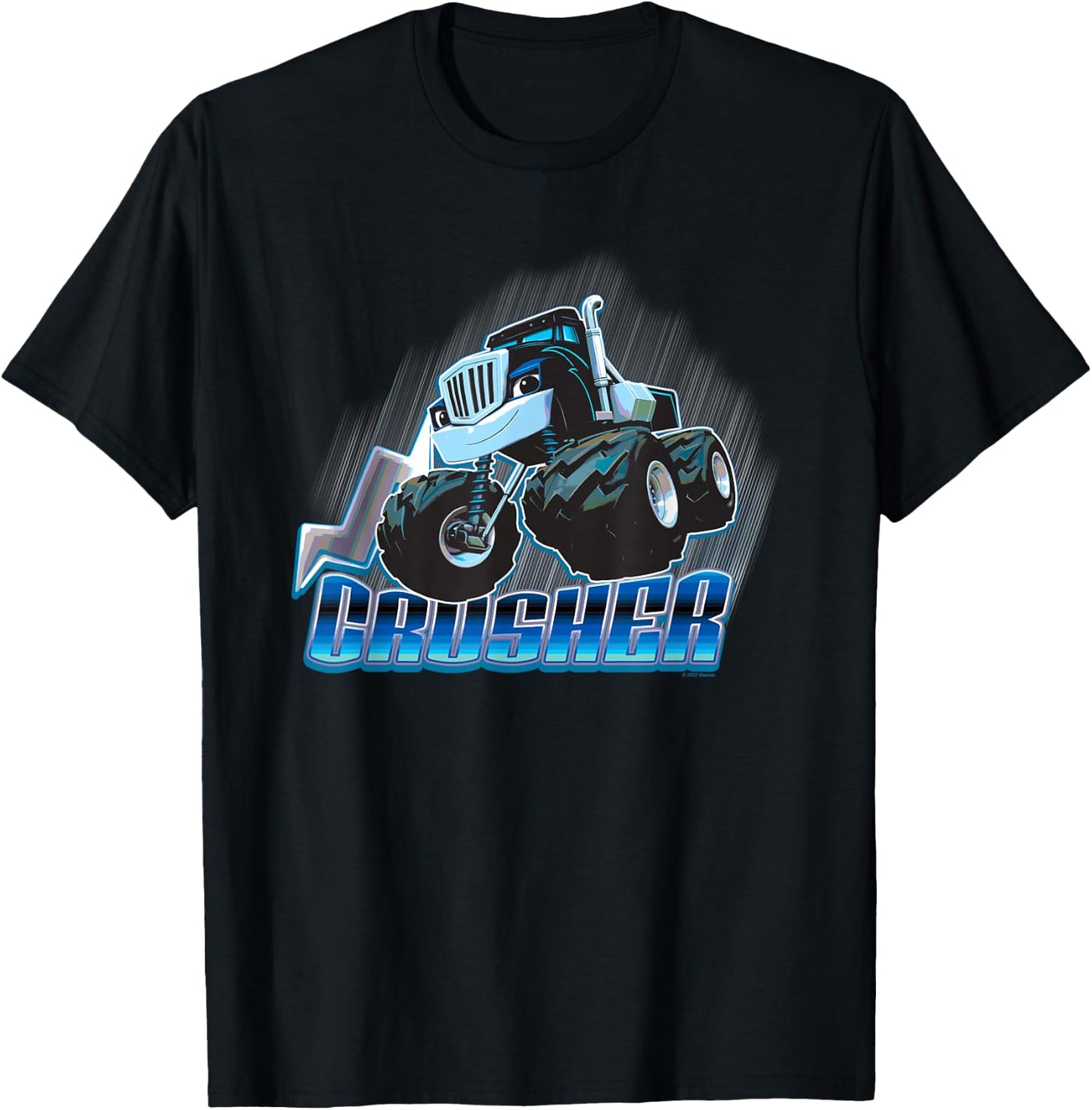 Blaze and The Monster Machines Crusher Badge T-Shirt - T-Shirt | Black