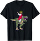 Jesus Riding Dinosaur Vintage T-Shirt - T-Shirt | Black