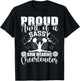 Proud Aunt Of A Sassy Bow Wearing Cheerleader Cheerleading T-Shirt - T-Shirt | Black