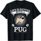 Life Is Better With A Pug Shirt Cute Dog Lover Gift Men Women Kids T-Shirt - T-Shirt | Black