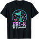 Pre Kinder Mermaid Teacher Students Girls Back To School Kid T-Shirt - T-Shirt | Black