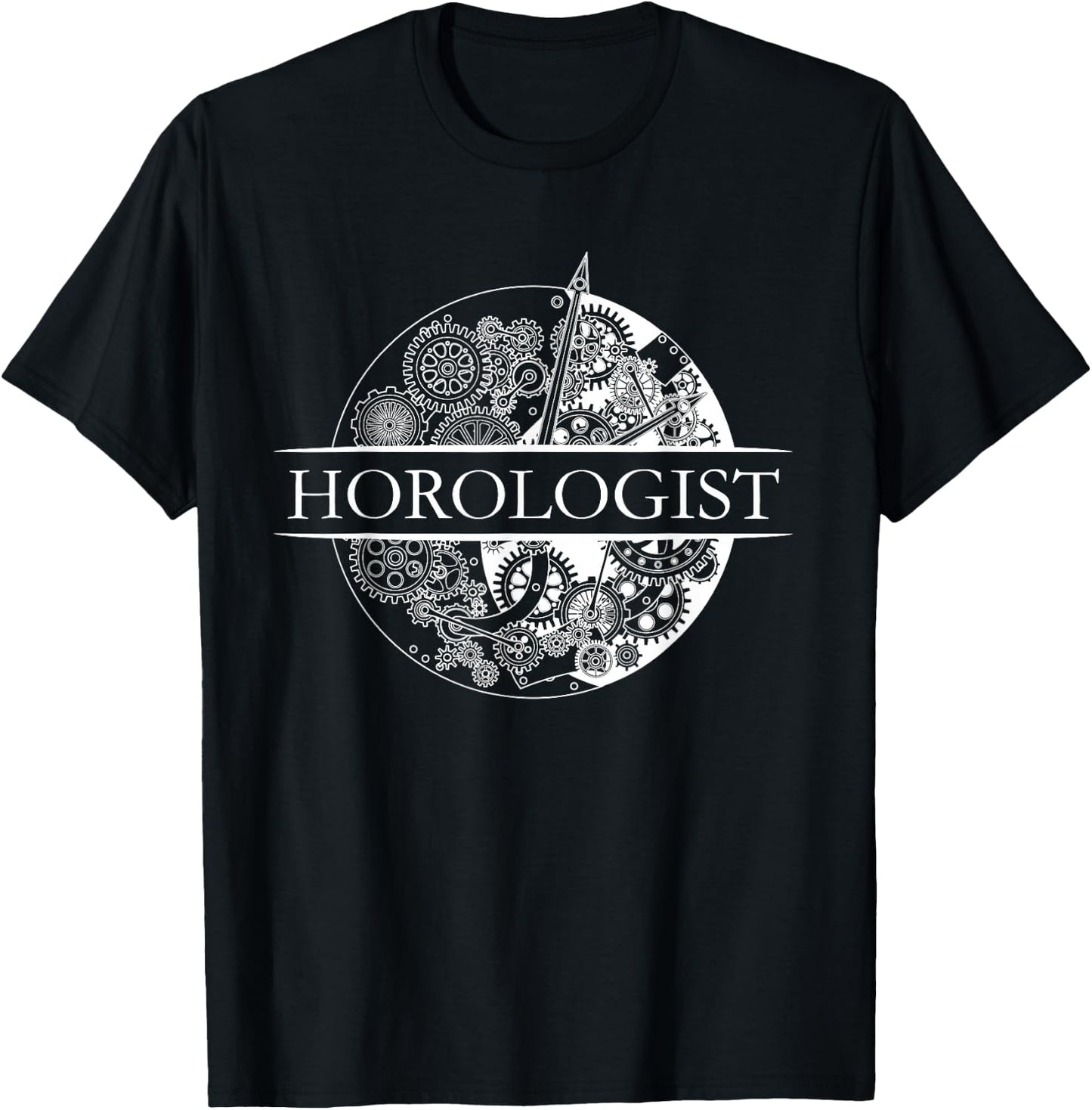 Watchmaker Gift Clock Movement Design T-Shirt - T-Shirt | Black