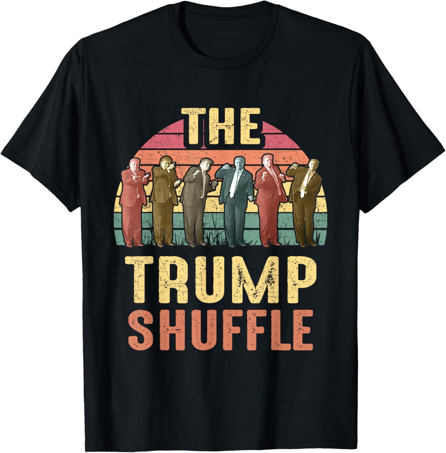 The Trump Shuffle Trump Elaine Dance GIF Trump Dance Gift T-Shirt - T-Shirt | Black