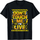 Electrician Electrical Lineman Wireman High Voltage Warning T-Shirt - T-Shirt | Black