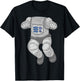 Cool Funny Astronaut Halloween Costume Shirt Spaceman Gift T-Shirt - T-Shirt | Black