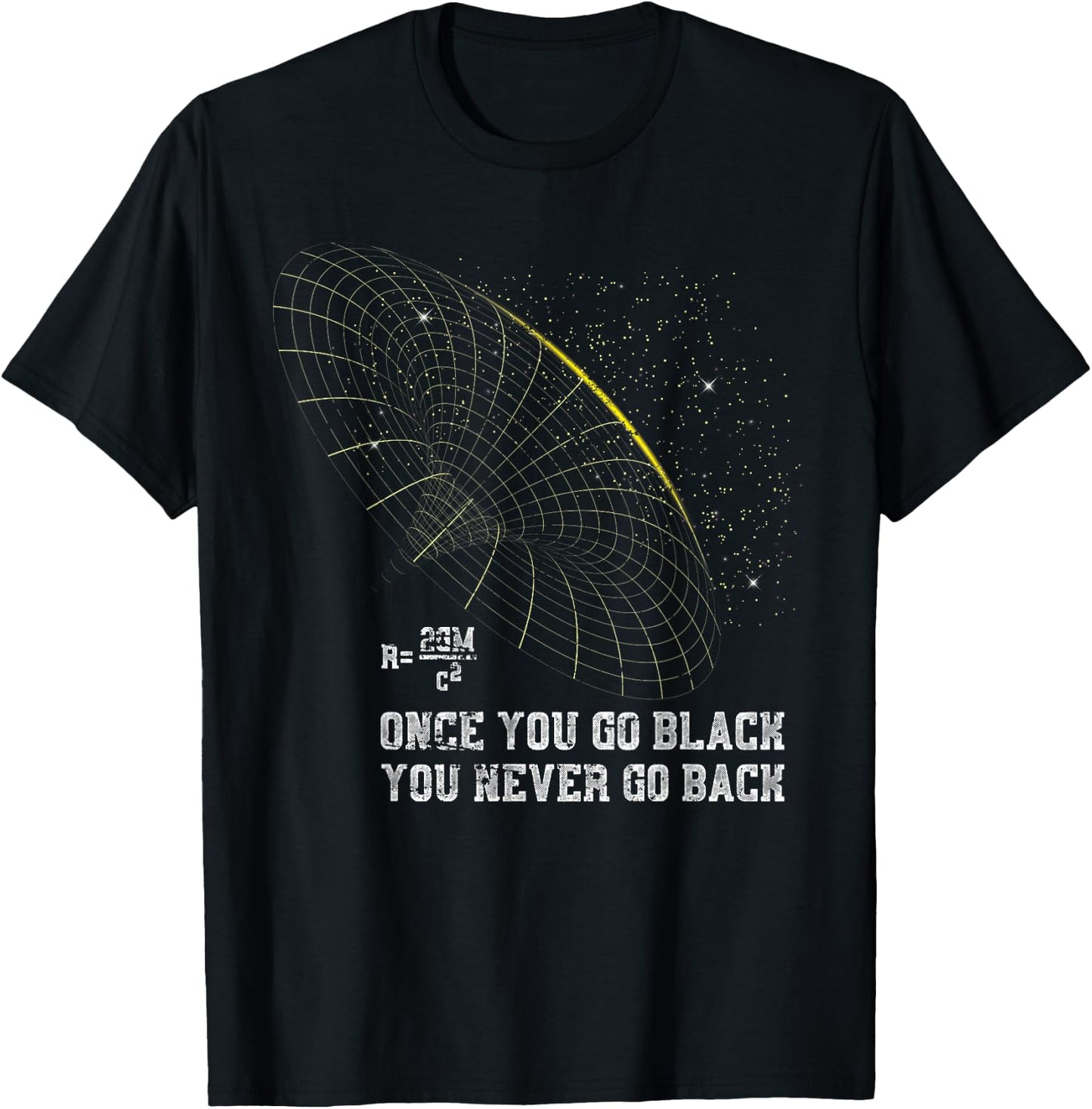 Funny Black Hole Physicist Gift Physics T-Shirt - T-Shirt | Black