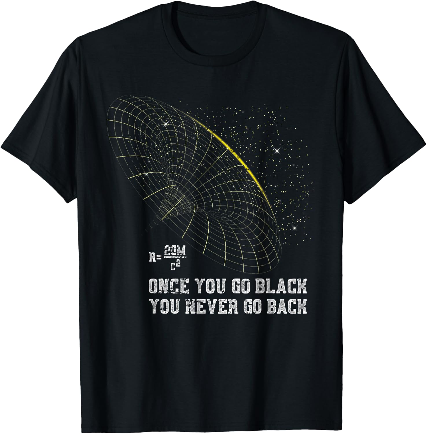 Funny Black Hole Physicist Gift Physics T-Shirt - T-Shirt | Black