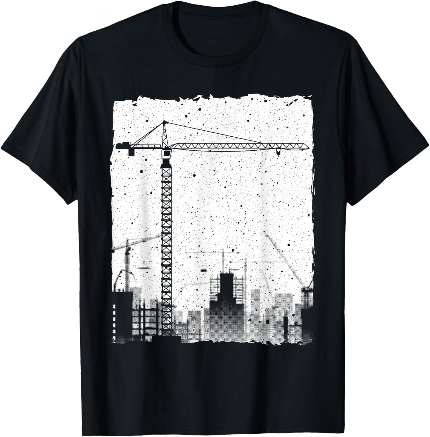 Best Tower Crane Design Women Tower Crane Operator T-Shirt - T-Shirt | Black