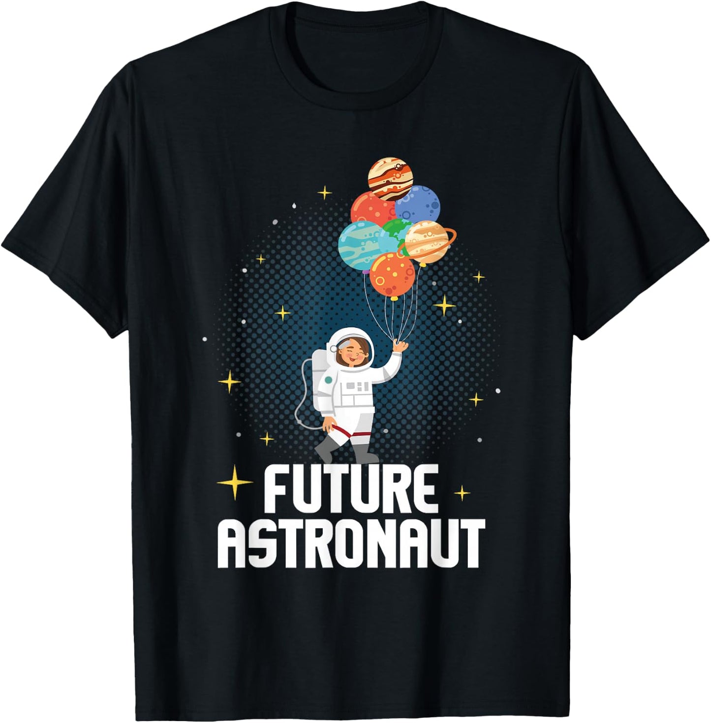 Future Astronaut - Planet Astronomer Spaceman Space T-Shirt - T-Shirt | Black