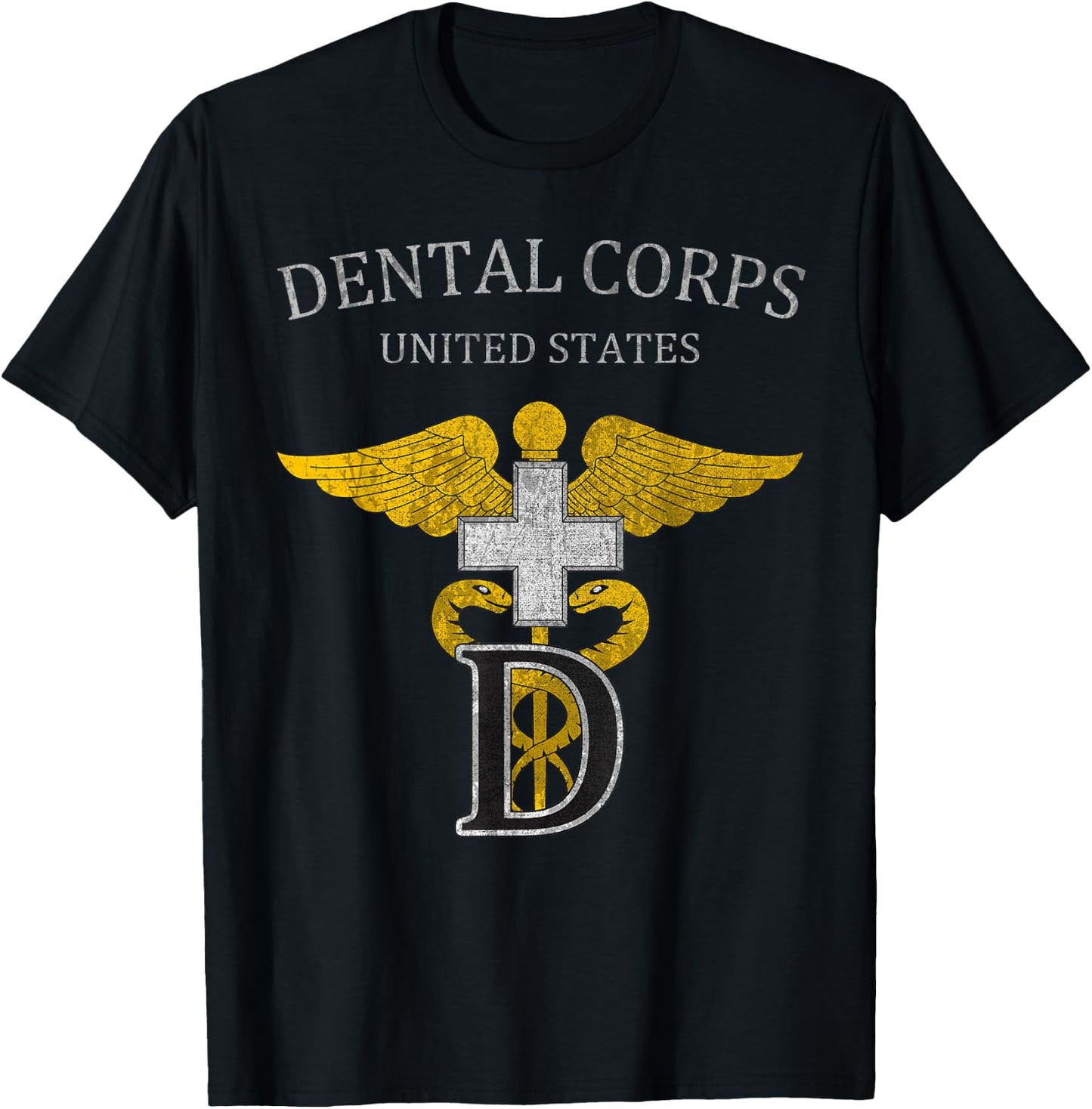US Dental Corps US Army Dentist Military Dental Services T-Shirt - T-Shirt | Black
