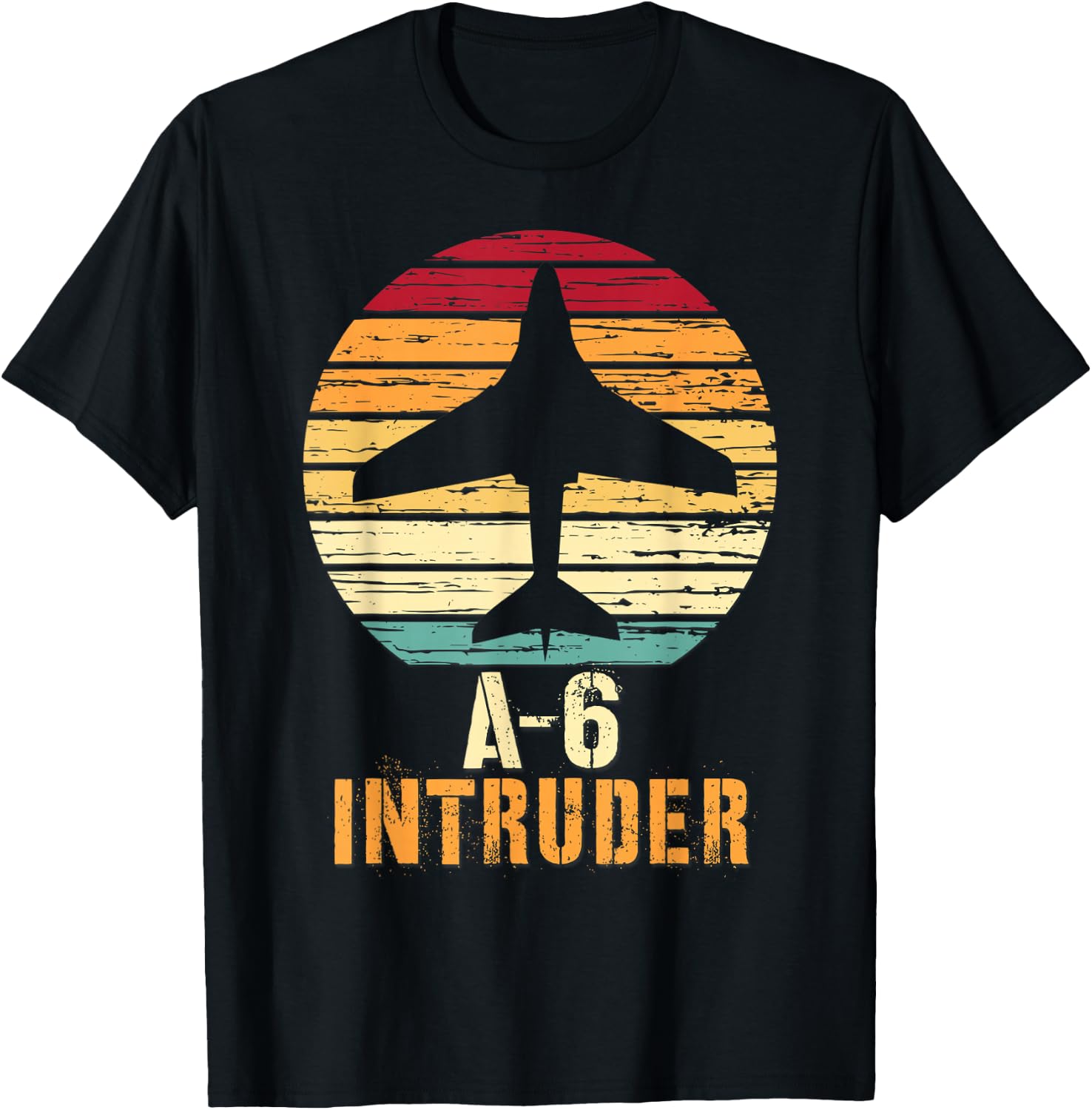 Vintage A-6 Intruder Military Aviation Shirt T-Shirt - T-Shirt | Black