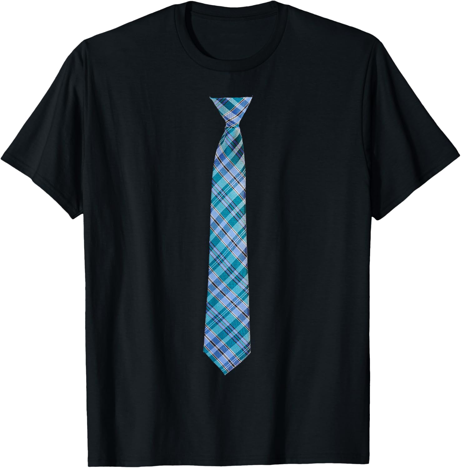 Necktie Dress for Weddings, Prom, Office, Receptions T-Shirt - T-Shirt | Black