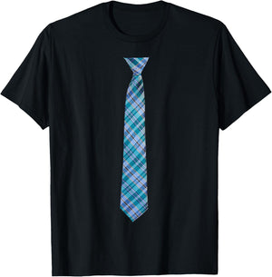 Necktie Dress for Weddings, Prom, Office, Receptions T-Shirt - T-Shirt | Black