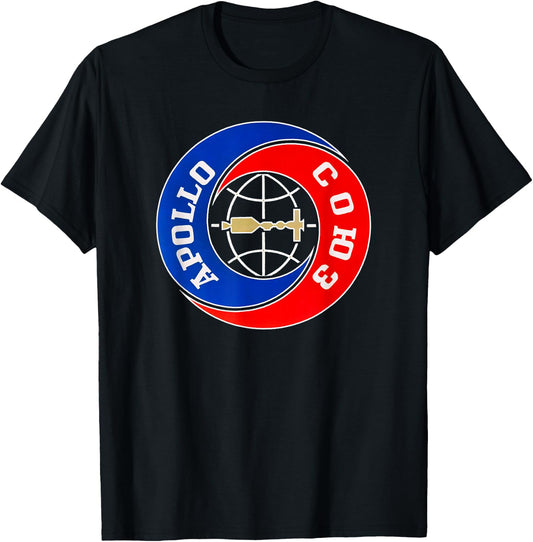 Apollo Soyuz Mission NASA T-Shirt - T-Shirt | Black