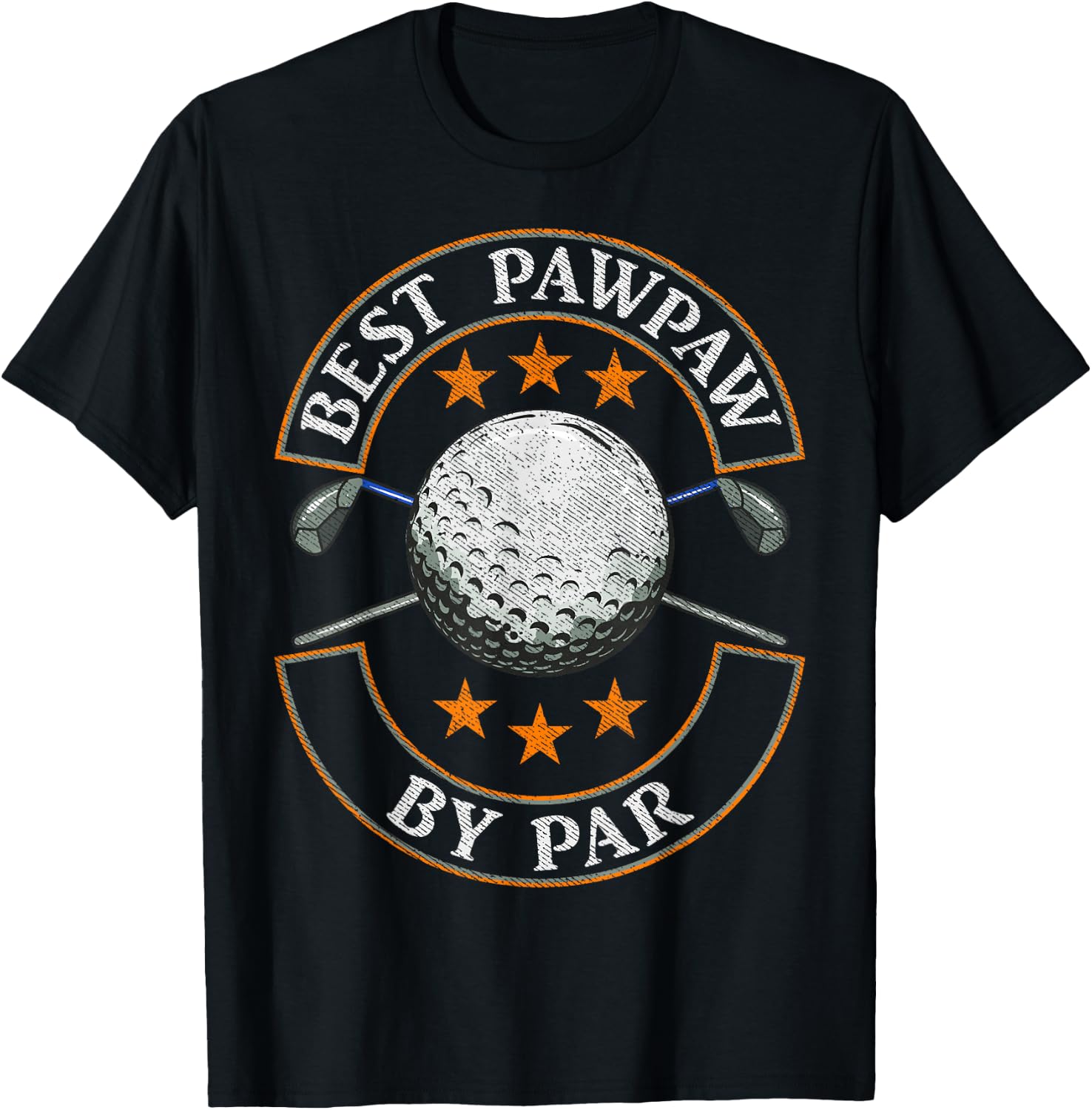 Best Pawpaw By Par Golf Lover Sports Fathers Day Gifts T-Shirt - T-Shirt | Black