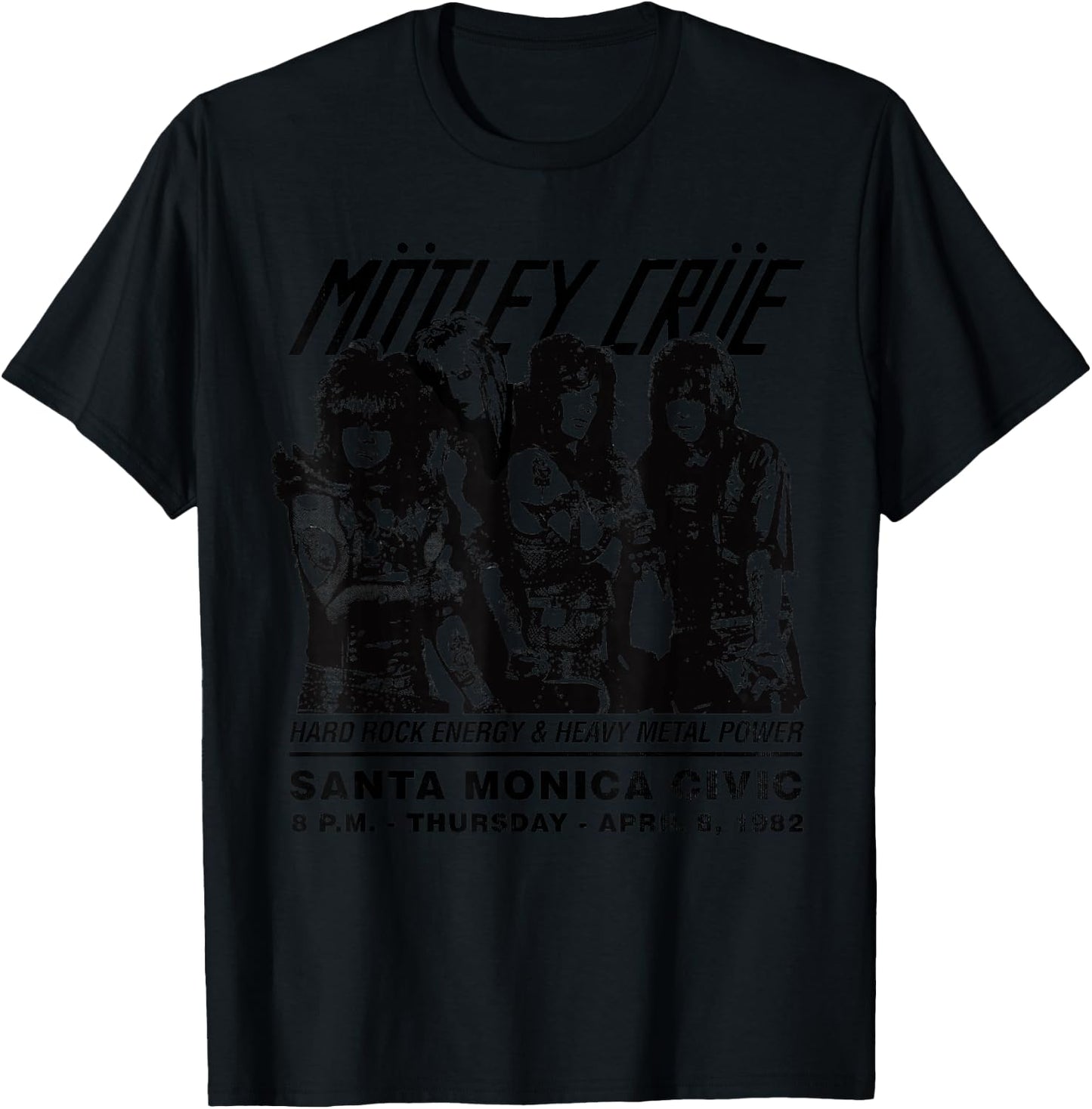 Mötley Crüe - Santa Monica Civic Event T-Shirt - T-Shirt | Black