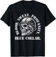 Blood Sweat Profanity Blue Collar Worker Construction Worker T-Shirt - T-Shirt | Black