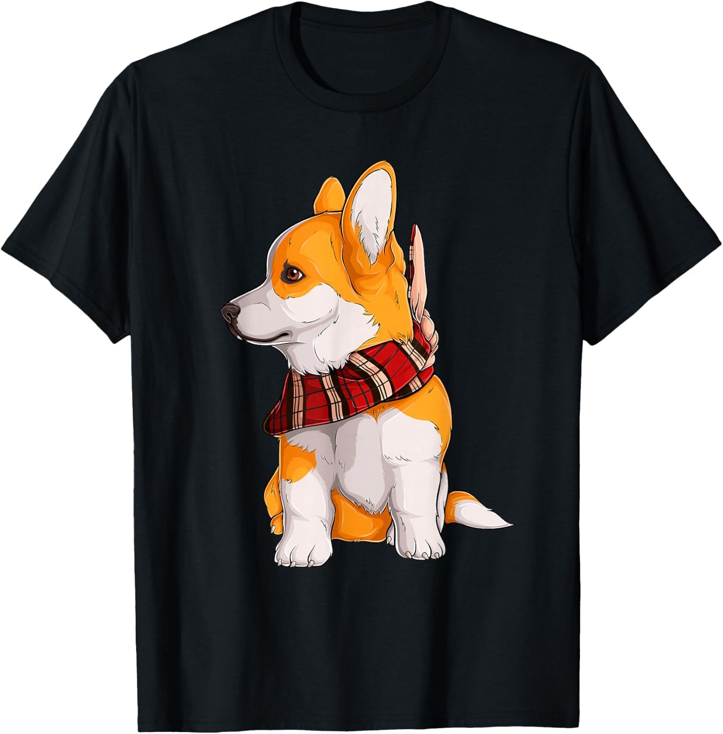 Funny Corgi Dog Lover Owner Women Girls Kids T-Shirt - T-Shirt | Black