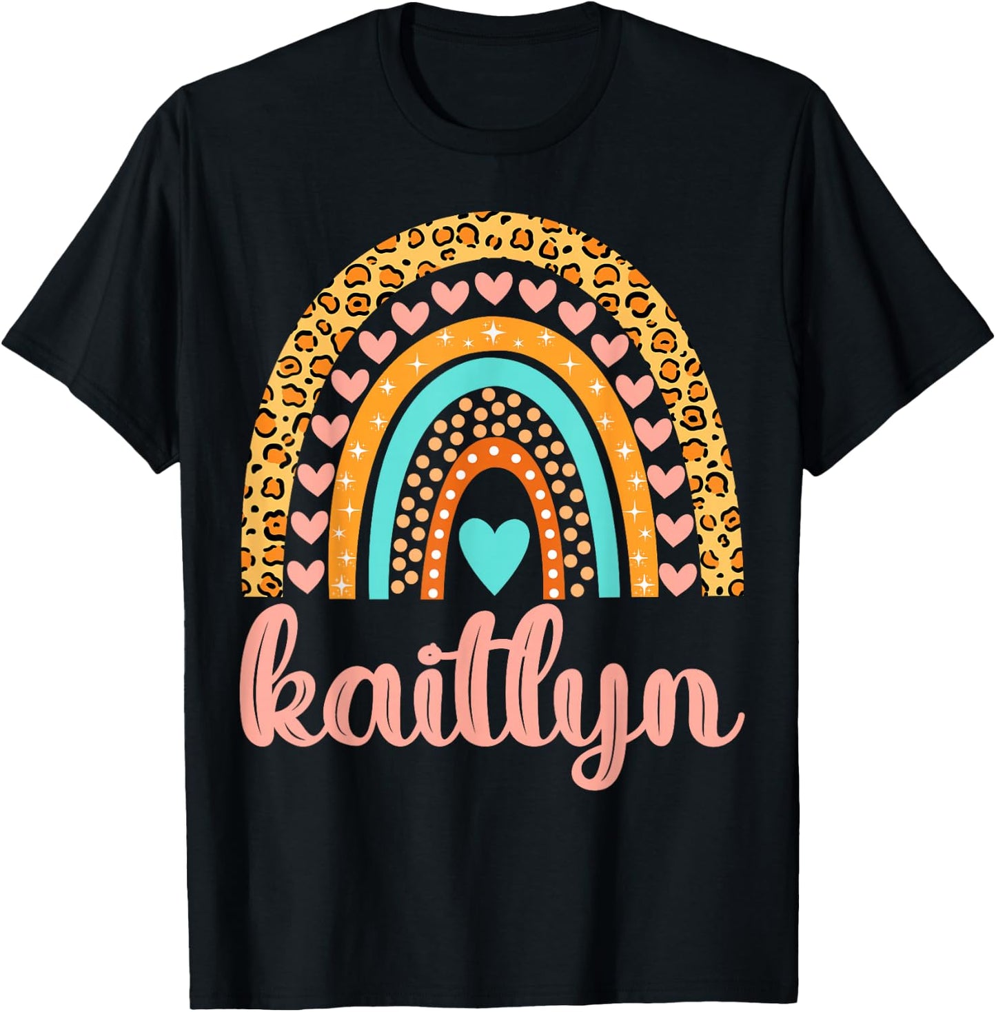 Kaitlyn Kaitlyn Name Birthday Shirt Gift T-Shirt - T-Shirt | Black