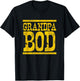 Grandpa Bod, Weightlifter Funny Gag Exercise Gym T-Shirt - T-Shirt | Black