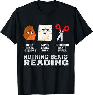 Nothing Beats Reading Book Librarian Across America Kids T-Shirt - T-Shirt | Black
