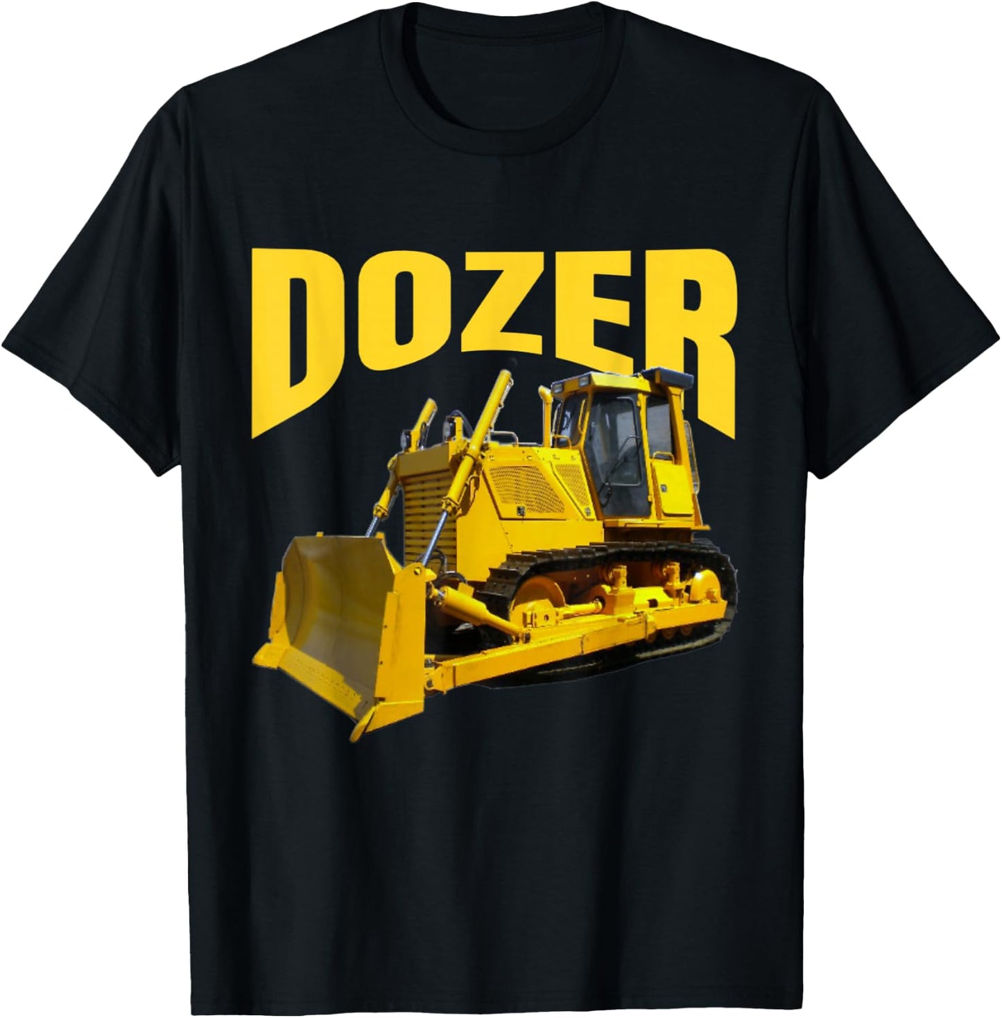 Fun Heavy Equipment Bulldozer for Kid's and Adults T-Shirt - T-Shirt | Black