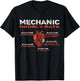 Funny Mechanic Hourly Rate Labor Rates T-Shirt - T-Shirt | Black
