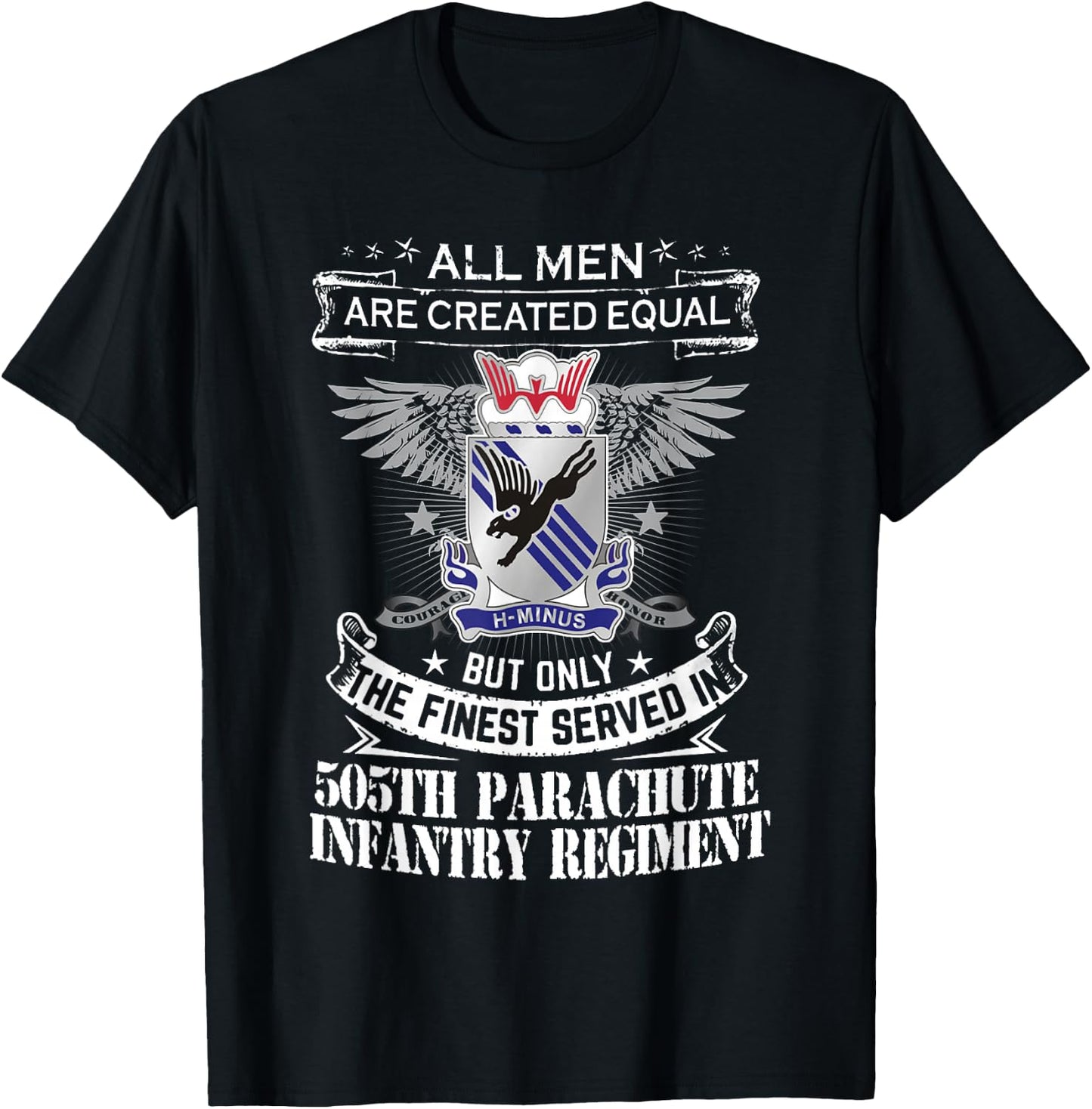 505th Parachute Infantry Regiment US Army T-Shirt - T-Shirt | Black