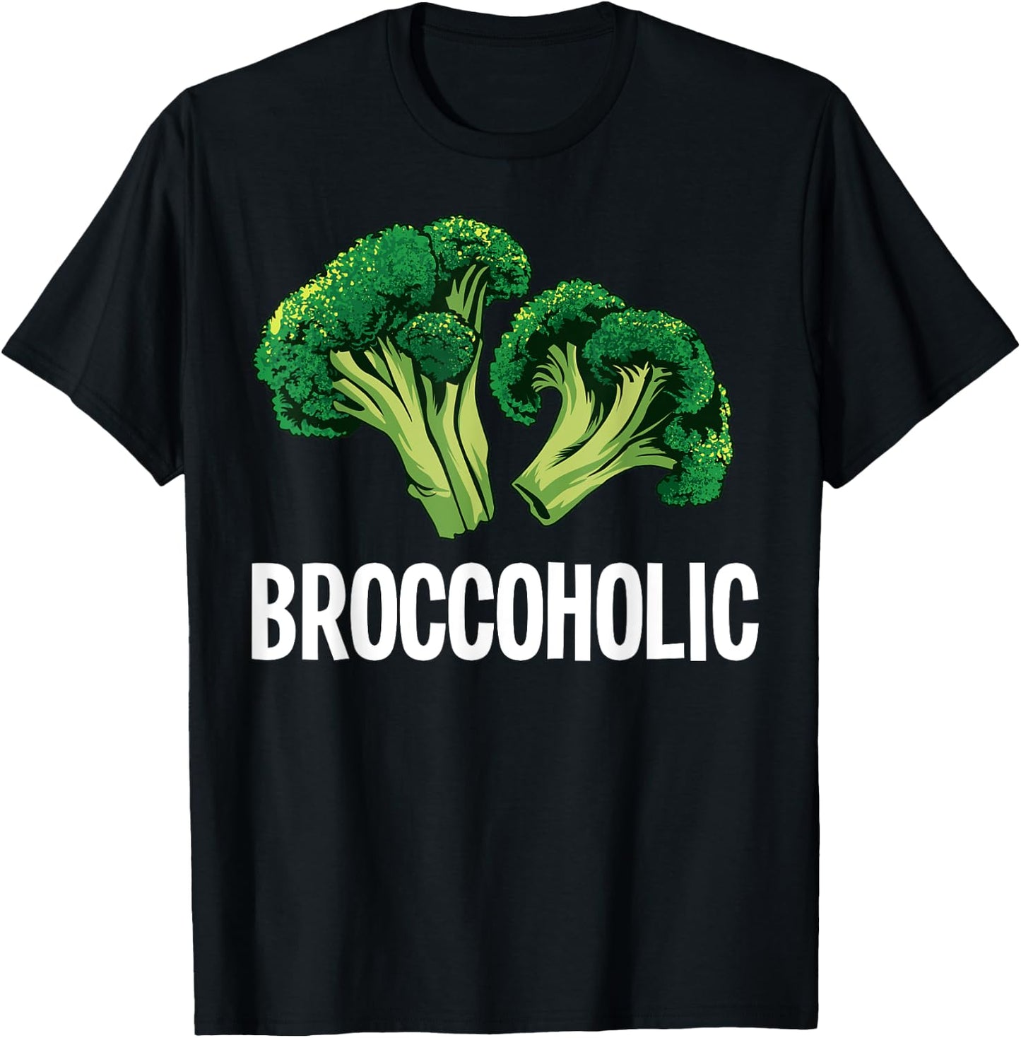 Best Broccoli Women Broccoholic Vegan Vegetarian T-Shirt - T-Shirt | Black