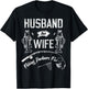 Husband and Wife Fishing Partners for Life for Couples T-Shirt - T-Shirt | Black