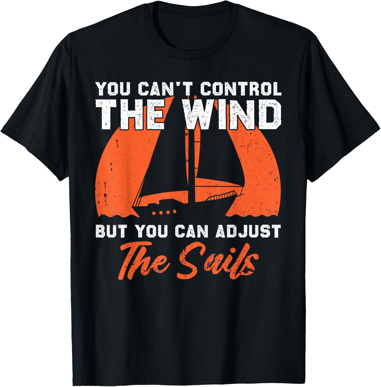 Funny Sailing Art Women Sailor Sail Boat Lovers T-Shirt - T-Shirt | Black
