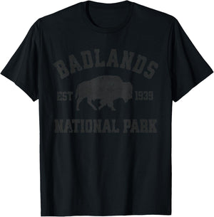 Badlands National Park South Dakota Nature Hike Outdoors T-Shirt - T-Shirt | Black