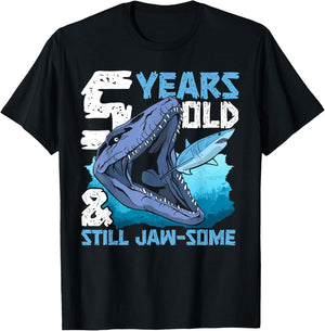 Marine Reptile Mosasaur Paleontology Prehistoric Mosasaurus T-Shirt - T-Shirt | Black