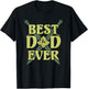 Dungeons & Dragons Father's Day Best Dad Ever Dice T-Shirt - T-Shirt | Black