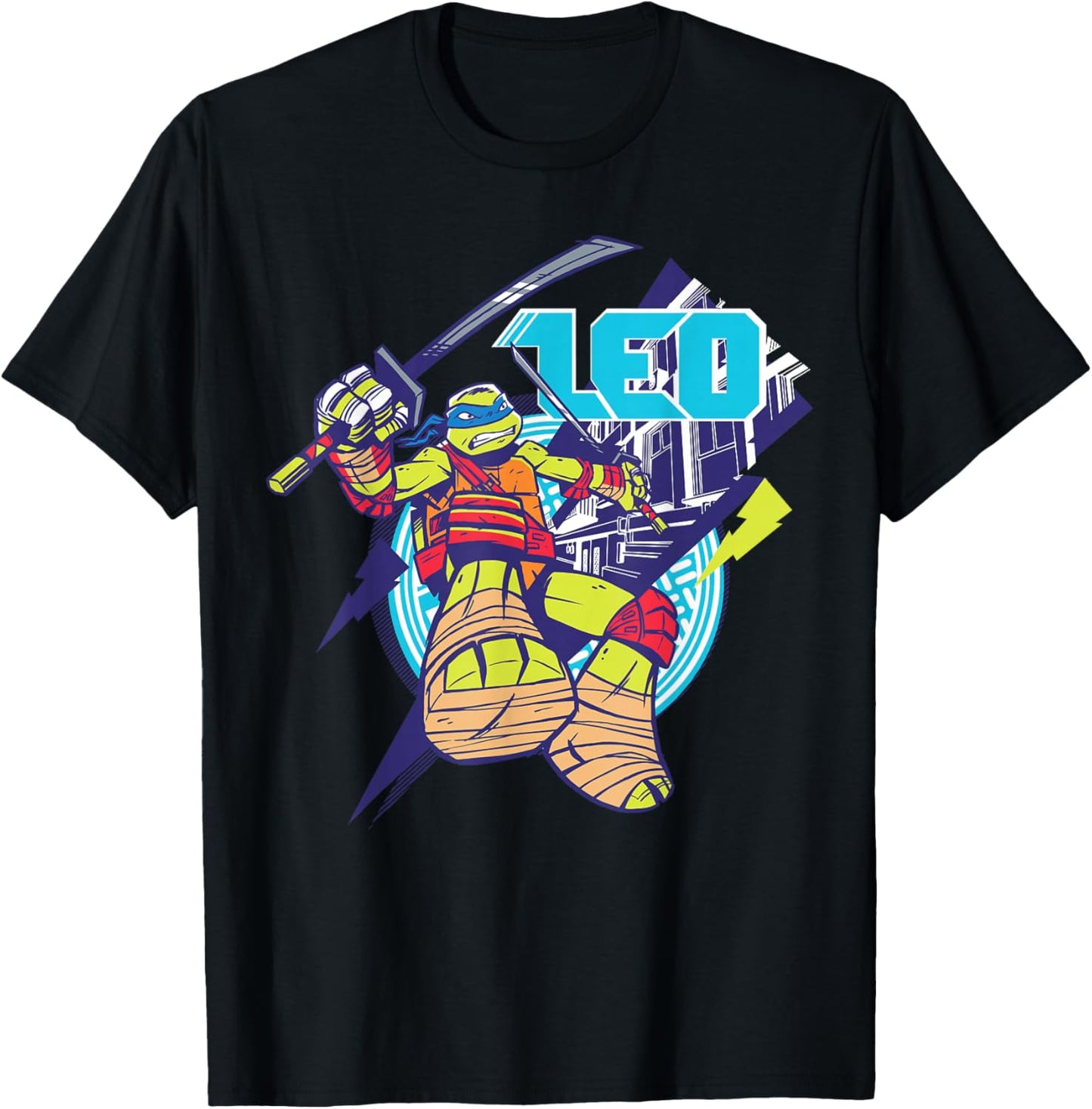 Teenage Mutant Ninja Turtles Leonardo Leo T-Shirt - T-Shirt | Black