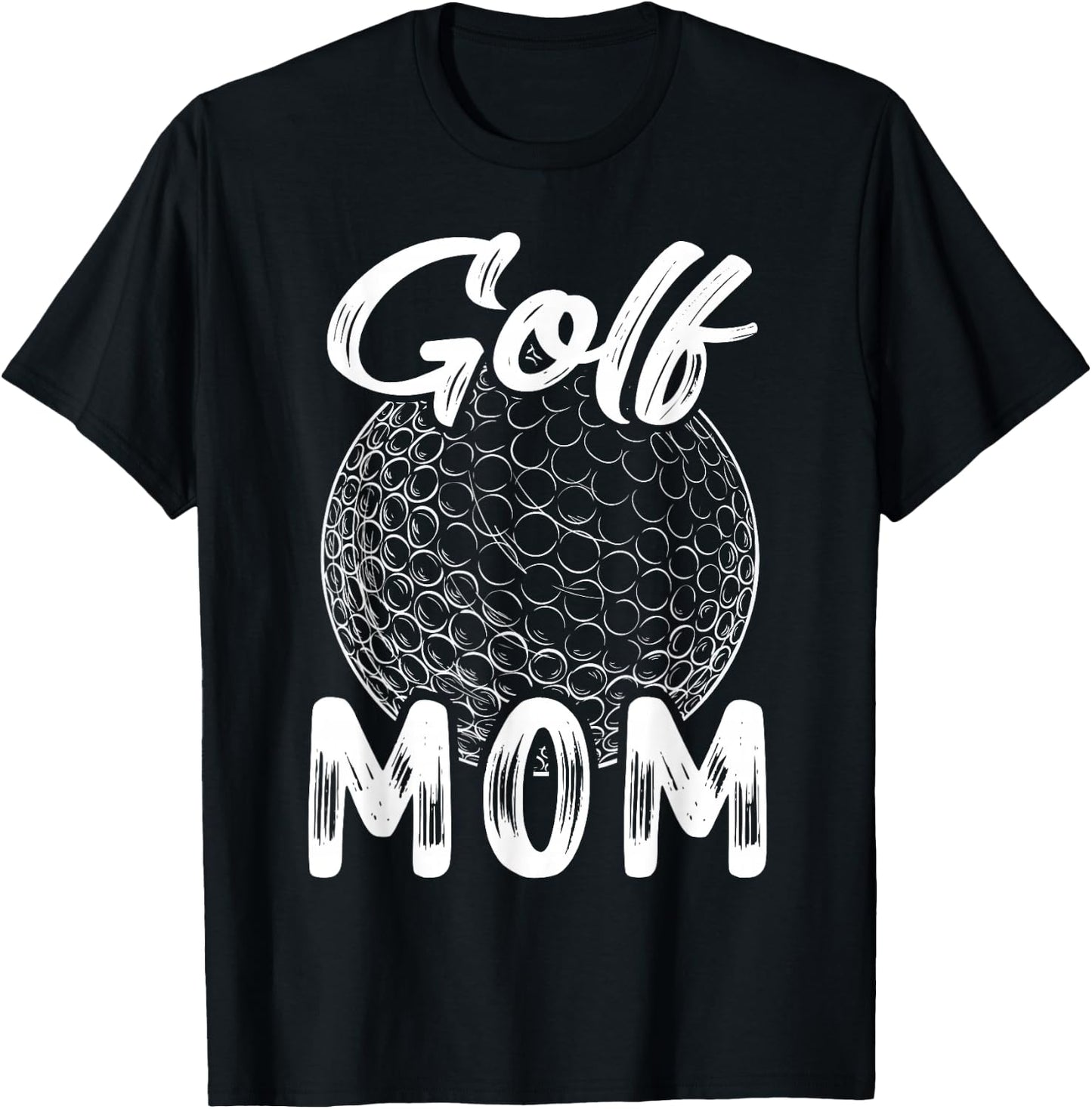 Golf Mom Women Golfer Golf Ball Player Family Matching Set T-Shirt - T-Shirt | Black